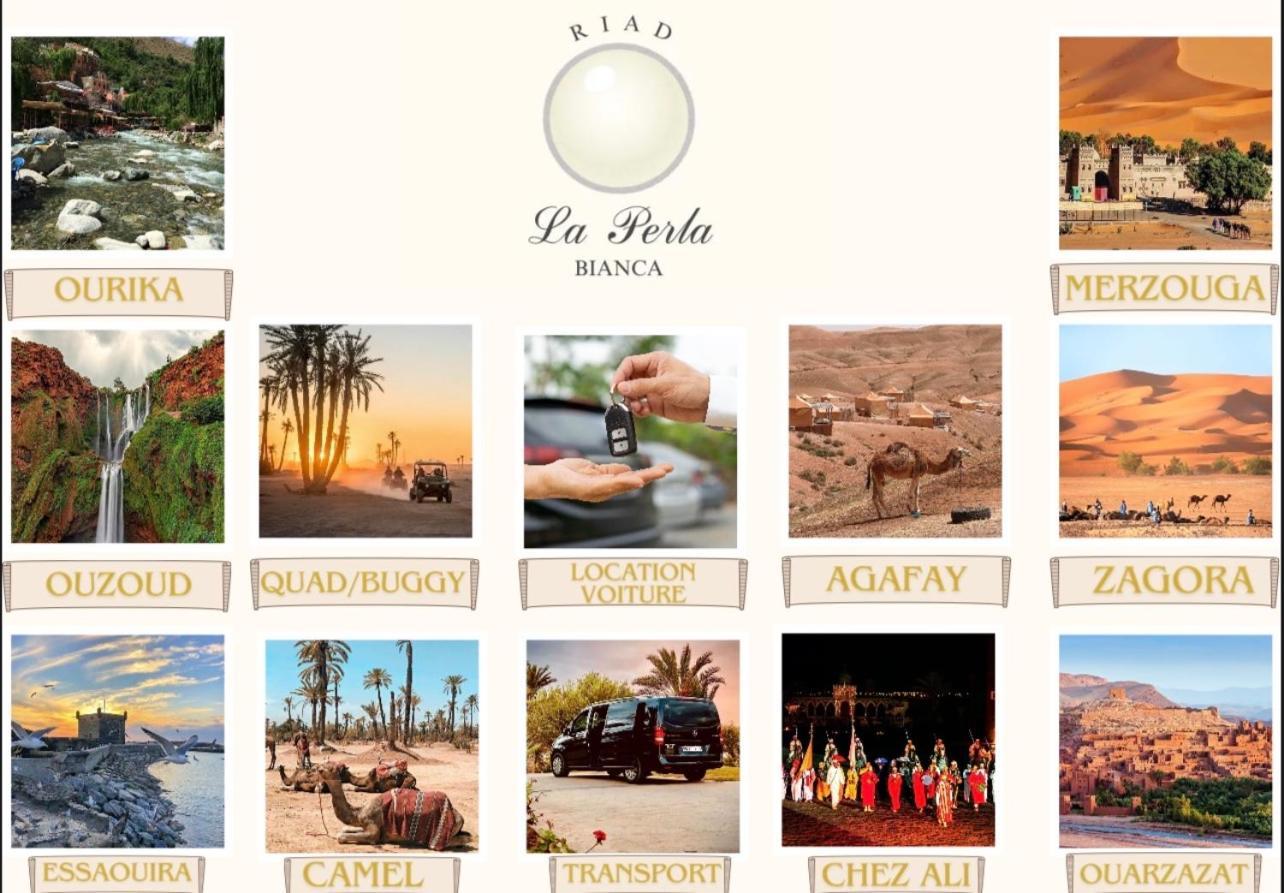 Riad La Perla Bianca Marrakesch Exterior foto